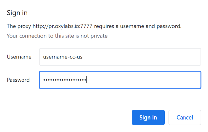 Sign in